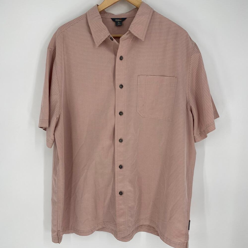 Royal Robins Shirt Men’s XL Buffalo Check Print Modal Blend Outdoor Active